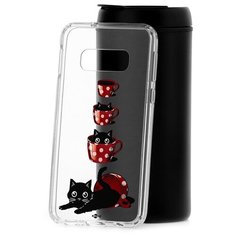 Чехол на Samsung Galaxy S10e Kruche Print Котенок в чашке КruЧЕ