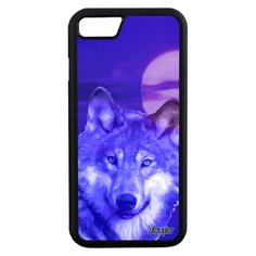 Чехол на смартфон Apple iPhone 7, "Дикий волк" Злой Зверь Utaupia