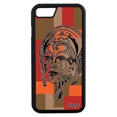 Чехол на смартфон iPhone 7, "Портрет женщины" Цветок Феерия Utaupia