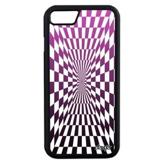 Чехол на Айфон 7 французский дизайн Иллюзия шахмат Графический Зеркало Utaupia