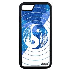 Чехол на смартфон iPhone 7 уникальный дизайн Инь и Ян Добро и зло Гармония Utaupia