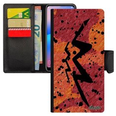 Чехол книжка на смартфон Samsung Galaxy A50 уникальный дизайн Знак зодиака Календарь Планета Utaupia