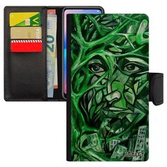 Чехол-книжка на смартфон Самсунг Галакси S10Е французский дизайн Взгляд Женщина Абстракция Utaupia