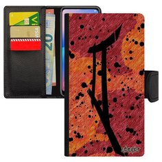 Чехол-книжка на смартфон Apple iPhone 7 оригинальный дизайн Знак зодиака Каллиграфия Планета Utaupia