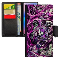 Чехол книжка для смарфона Самсунг Галакси S7 Эйдж уникальный дизайн Взгляд Впечатление Картина Utaupia