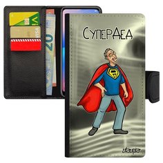 Чехол-книжка на смартфон Самсунг Галакси S10Е уникальный дизайн Супердед Смешной Рисунок Utaupia