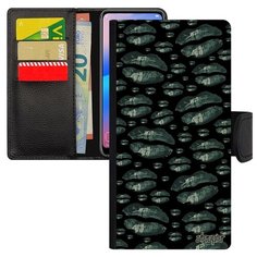 Чехол-книжка на смартфон Huawei P20 Lite, "Губы" Бомонд Гламур Utaupia