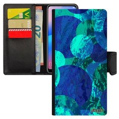 Чехол-книжка на смартфон Huawei P20 Pro уникальный дизайн Планеты Цикл Круги Utaupia
