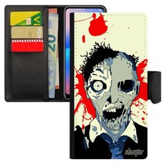 Чехол-книжка на смартфон Samsung Galaxy S8 оригинальный дизайн Зомби Монстр Фантазия Utaupia