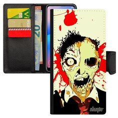 Чехол-книжка на смартфон Samsung Galaxy S8 французский дизайн Зомби Сплэттер Фантазия Utaupia