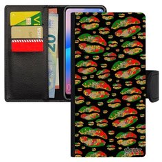 Чехол-книжка на смартфон P20 Pro, "Губы" Незнакомка Поцелуй Utaupia