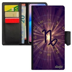 Чехол книжка на смартфон Huawei P20 Pro оригинальный дизайн Гороскоп Созвездие Календарь Utaupia