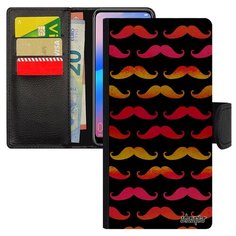 Чехол-книжка на смартфон Huawei P20 Pro оригинальный дизайн Усы Месье Пиар Utaupia