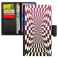 Чехол книжка на смартфон Apple iPhone 6 6S Plus французский дизайн Иллюзия шахмат Зеркало Utaupia