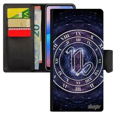 Чехол-книжка на смартфон Самсунг Галакси A10 уникальный дизайн Зодиак Планета Знак Utaupia