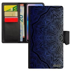 Чехол-книжка на смартфон Xiaomi Redmi note 6 Pro оригинальный дизайн Мандала Антистресс Utaupia