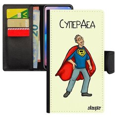 Чехол-книжка на смартфон Samsung Galaxy A5 2017 французский дизайн Супердед Супергерой Шутка Utaupia