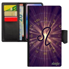 Чехол книжка на смартфон Apple iPhone XS оригинальный дизайн Гороскоп Созвездие Utaupia