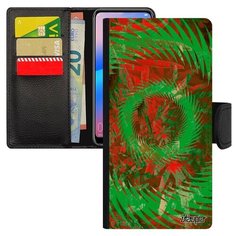 Чехол книжка на смартфон Хуавей P20 Про уникальный дизайн Мандала спираль Круг Символ Utaupia