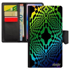 Чехол-книжка на смартфон Samsung Galaxy S7 оригинальный дизайн Иллюзия звезда Фон Utaupia