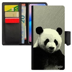 Чехол-книжка на смартфон Huawei P20 Pro оригинальный дизайн Большая панда Азия Panda Utaupia