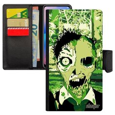 Чехол книжка на смартфон Samsung Galaxy A5 2017 уникальный дизайн Зомби Фантазия Сплэттер Utaupia