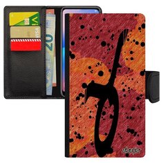 Чехол книжка на смартфон Apple iPhone 8 уникальный дизайн Знак зодиака Каллиграфия Планета Utaupia
