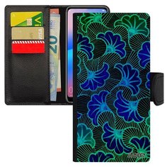 Чехол-книжка на смартфон Huawei P20 Pro французский дизайн Африканский принт Цветы Мотив Utaupia