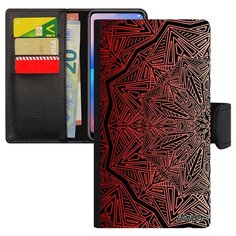 Чехол-книжка на смартфон Эпл Айфон X уникальный дизайн Мандала Спиритуальный Мегалит Utaupia