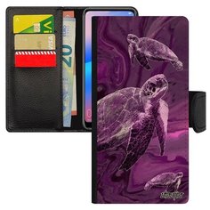 Чехол-книжка на смартфон Huawei P20 Pro французский дизайн Черепаха Морская Слоновая Utaupia
