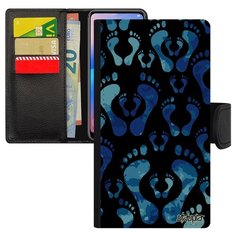 Чехол книжка на смартфон Apple iPhone 7 Plus оригинальный дизайн След стопы Шажок Первенец Utaupia