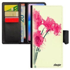 Чехол книжка на смартфон Ксиаоми Редми 6а уникальный дизайн Цветы Флора Flower Utaupia