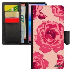 Чехол книжка на смартфон Xiaomi Redmi 6a французский дизайн Цветы Природа Флора Utaupia