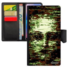 Чехол-книжка на смартфон Apple iPhone XS французский дизайн Женское лицо Субстанция Создание Utaupia