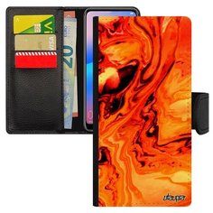 Чехол-книжка на смартфон P30 Lite, "Волны" Текстура Абстрактный Utaupia