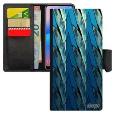 Чехол книжка на смартфон Huawei P30 Lite французский дизайн Восход Солнце Эффект Utaupia