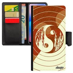 Чехол-книжка на смартфон Samsung Galaxy S7 Edge французский дизайн Инь и Ян Yin and Yang Utaupia