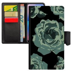 Чехол книжка на смартфон Xiaomi mi 8 lite французский дизайн Цветы Букет Запах Utaupia