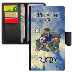 Чехол-книжка на смартфон Apple iPhone 6 6S Plus, "Не могу - смотрю регби!" Юмор Повод Utaupia