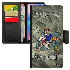 Чехол-книжка на смартфон Samsung Galaxy S7 Edge, "Не могу - у меня матч!" Карикатура Спорт Utaupia