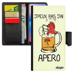 Чехол-книжка на смартфон Samsung Galaxy S8, "Не могу - у меня аперитив!" Юмор Шутка Utaupia