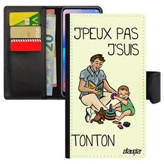 Чехол книжка на смартфон Apple iPhone XS, "Не могу - стал дядей!" Шутка Повод Utaupia