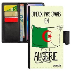 Чехол книжка на смартфон iPhone 6 6S Plus, "Еду в Алжир" Страна Флаг Utaupia