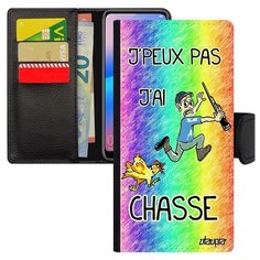 Чехол-книжка на смартфон Huawei P30 Lite, "Не могу - у меня охота!" Комикс Шутка Utaupia