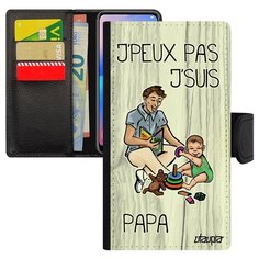 Чехол-книжка на смартфон Apple iPhone XS, "Не могу - стал папой!" Отец Повод Utaupia