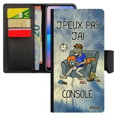 Чехол книжка для смарфона Redmi 6a, "Не могу - у меня приставка!" Консоль Шутка Utaupia