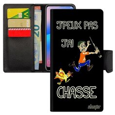 Чехол-книжка на смартфон Redmi 6a, "Не могу - у меня охота!" Повод Шутка Utaupia