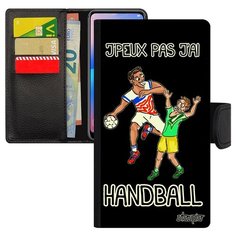 Чехол-книжка на смартфон iPhone 8 Plus, "Не могу - у меня гандбол!" Шутка Хэндбол Utaupia