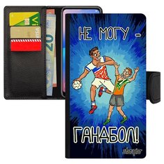 Чехол-книжка на смартфон Apple iPhone 8 Plus, "Не могу - у меня гандбол!" Игра Повод Utaupia