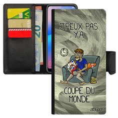 Чехол-книжка на смартфон Xiaomi Redmi 6a, "Не могу - кубок мира!" Шутка Спорт Utaupia